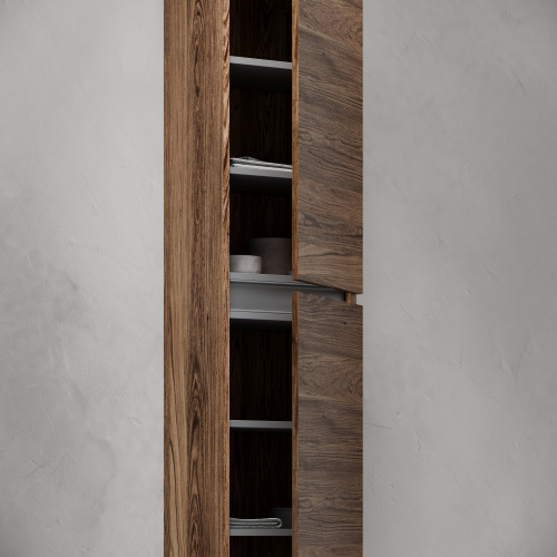 Шкаф-пенал Sancos Urban PUR35ECH 35х30х160 подвесной цвет дуб чарльстон - фото 5